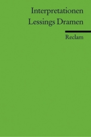 Könyv Lessings Dramen Gotthold E. Lessing