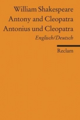 Książka Antony and Cleopatra /Antonius und Cleopatra William Shakespeare