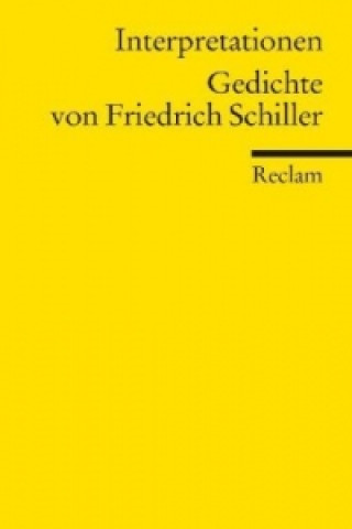 Carte Gedichte von Friedrich Schiller Norbert Oellers