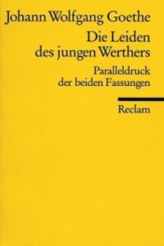 Kniha Die Leiden des jungen Werthers, Studienausgabe Matthias Luserke
