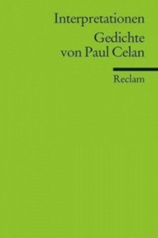 Kniha Gedichte von Paul Celan Hans-Michael Speier