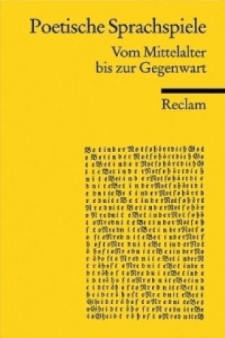 Könyv Poetische Sprachspiele Klaus P. Dencker