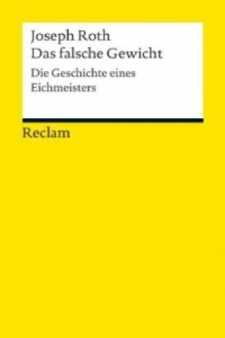 Książka Das falsche Gewicht Joseph Roth