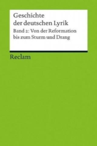 Kniha Geschichte der deutschen Lyrik. Bd.2 Hans-Georg Kemper