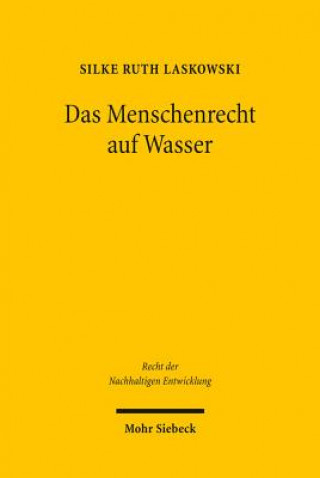 Kniha Das Menschenrecht auf Wasser Silke R. Laskowski