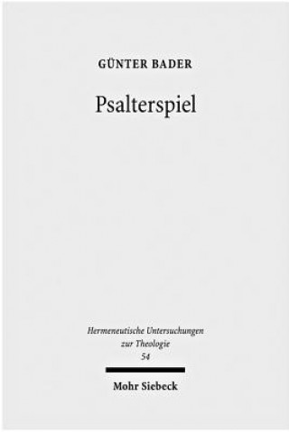 Kniha Psalterspiel Günter Bader