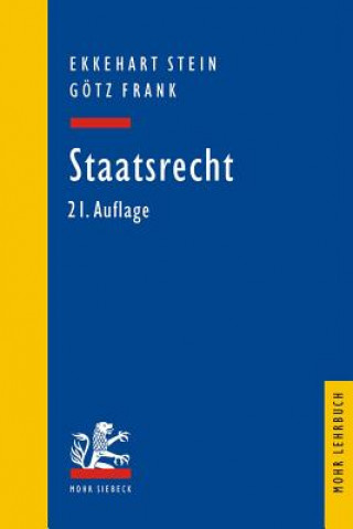 Kniha Staatsrecht Ekkehart Stein