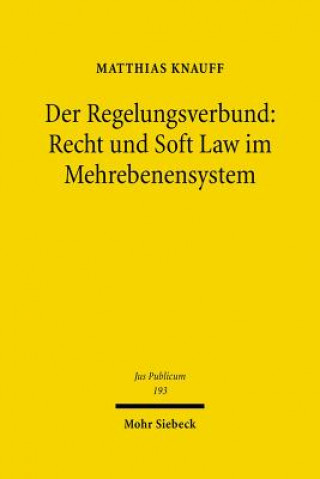 Carte Der Regelungsverbund: Recht und Soft Law im Mehrebenensystem Matthias Knauff