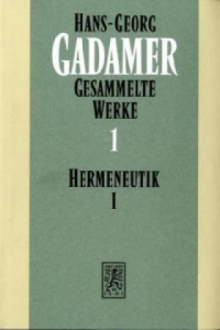 Book Gesammelte Werke Hans-Georg Gadamer