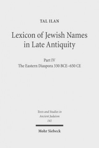 Kniha Lexicon of Jewish Names in Late Antiquity Kerstin Hünefeld