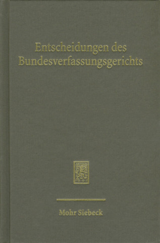 Knjiga Entscheidungen des Bundesverfassungsgerichts (BVerfGE) Mitglieder des Bundesverfassungsgerichts