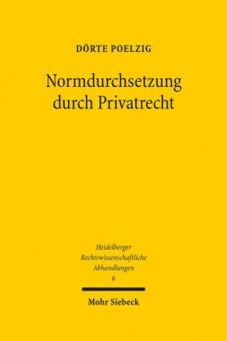 Kniha Normdurchsetzung durch Privatrecht Dörte Poelzig