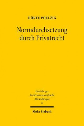 Książka Normdurchsetzung durch Privatrecht Dörte Poelzig