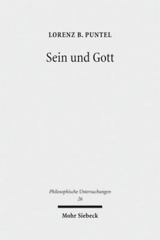 Carte Sein und Gott Lorenz B. Puntel