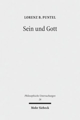 Libro Sein und Gott Lorenz B. Puntel