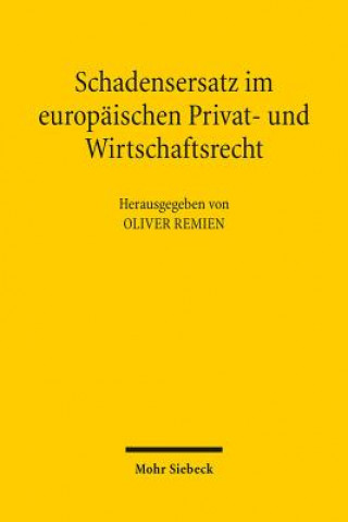 Buch Schadensersatz im europaischen Privat- und Wirtschaftsrecht Oliver Remien