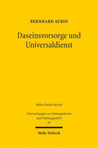 Carte Daseinsvorsorge und Universaldienst Bernhard Aubin