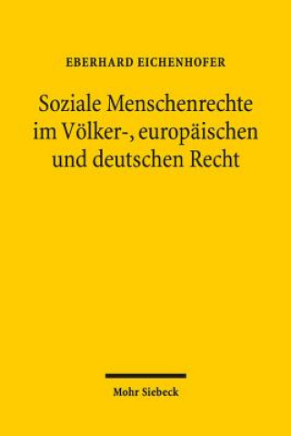 Knjiga Soziale Menschenrechte im Voelker-, europaischen und deutschen Recht Eberhard Eichenhofer