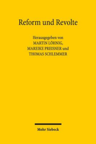 Kniha Reform und Revolte Martin Löhnig