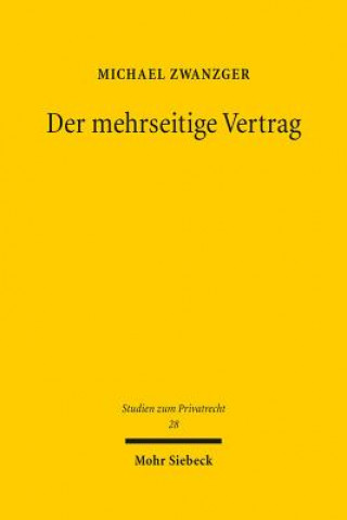 Buch Der mehrseitige Vertrag Michael Zwanzger