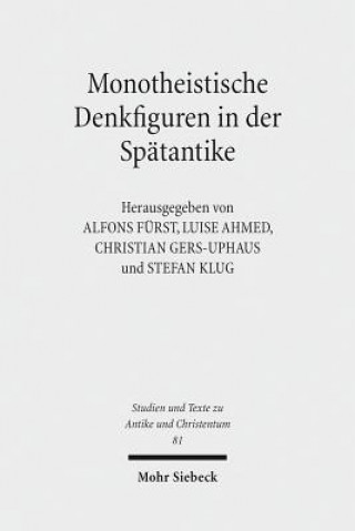 Kniha Monotheistische Denkfiguren in der Spatantike Alfons Fürst