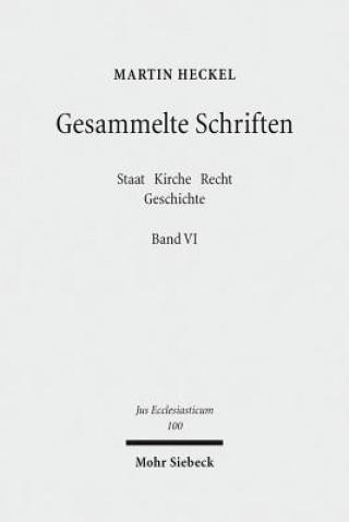 Buch Gesammelte Schriften Martin Heckel