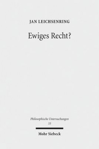 Kniha Ewiges Recht? Jan Leichsenring