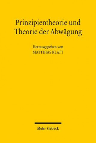 Könyv Prinzipientheorie und Theorie der Abwagung Matthias Klatt