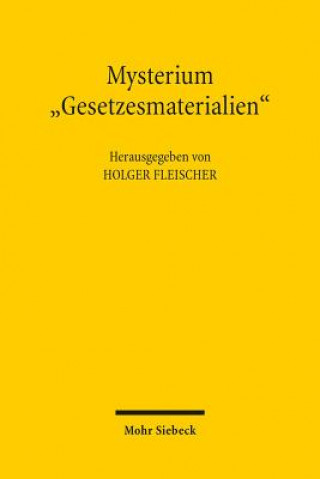 Carte Mysterium "Gesetzesmaterialien" Holger Fleischer