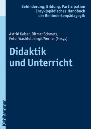 Kniha Didaktik und Unterricht Ditmar Schmetz