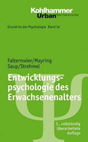 Könyv Entwicklungspsychologie des Erwachsenenalters Phillipp Mayring