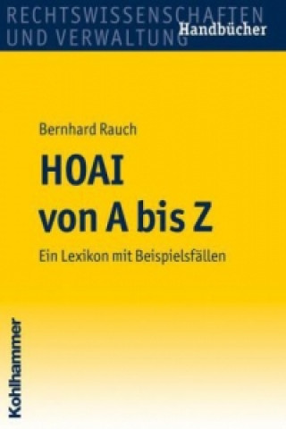 Kniha HOAI von A bis Z Bernhard Rauch