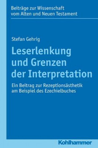 Knjiga Leserlenkung und Grenzen der Interpretation Stefan Gehrig