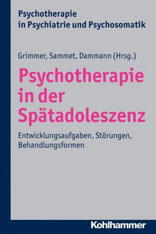 Knjiga Psychotherapie in der Spätadoleszenz Bernhard Grimmer