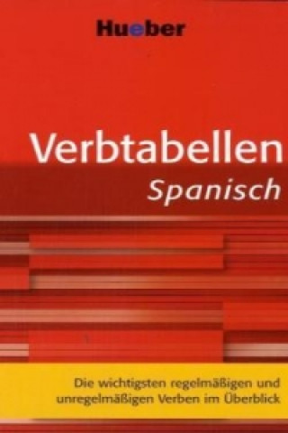 Book Verbtabellen Spanisch Trinidad Bonachera Álvarez