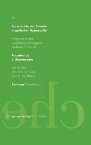 Carte Progress in the Chemistry of Organic Natural Products H. Budzikiewicz