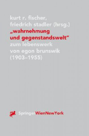 Книга "Wahrnehmung Und Gegenstandswelt" Kurt R. Fischer