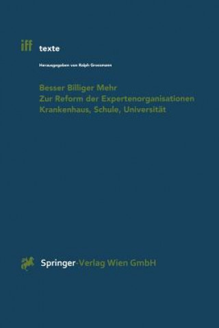 Book Besser Billiger Mehr Ralph Grossmann