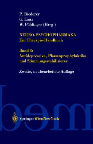Książka Neuro-Psychopharmaka Ein Therapie-Handbuch Peter Riederer