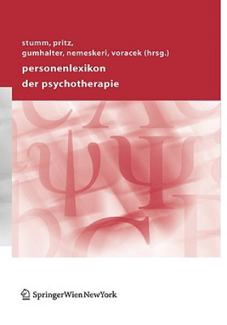 Libro Personenlexikon der Psychotherapie Gerhard Stumm