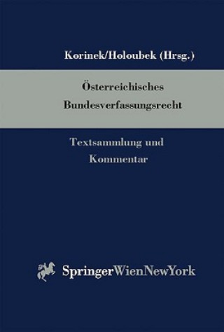 Kniha Österreichisches Bundesverfassungsrecht Karl Korinek