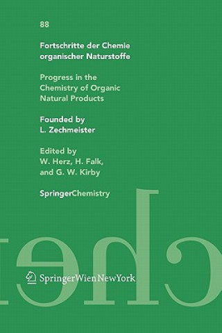 Kniha Fortschritte der Chemie organischer Naturstoffe / Progress in the Chemistry of Organic Natural Products 88 