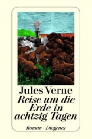 Carte Reise um die Erde in achtzig Tagen Jules Verne
