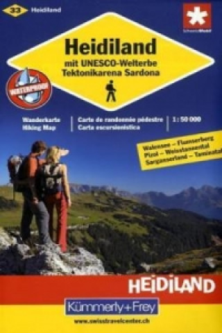 Tiskovina Heidiland mit UNESCO-Welterbe Tektonikarena Sardona 