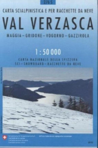 Tlačovina 276S Val Verzasca Schneesportkarte 