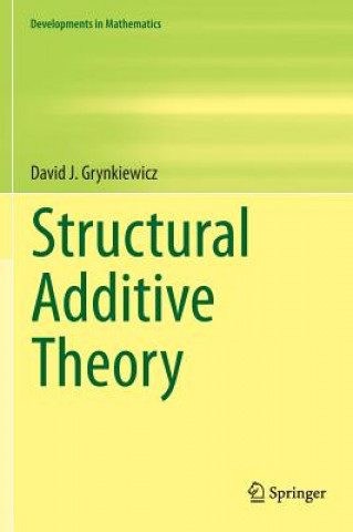 Knjiga Structural Additive Theory David J. Grynkiewicz