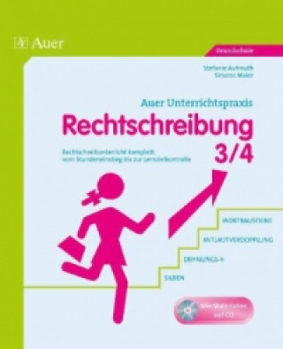 Book Rechtschreibung 3/4, m. CD-ROM Stefanie Aufmuth