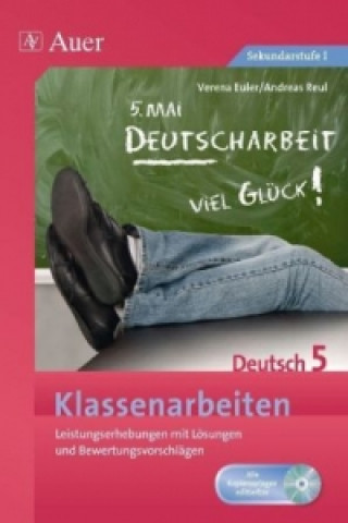 Kniha Klassenarbeiten Deutsch 5, m. CD-ROM Verena Euler