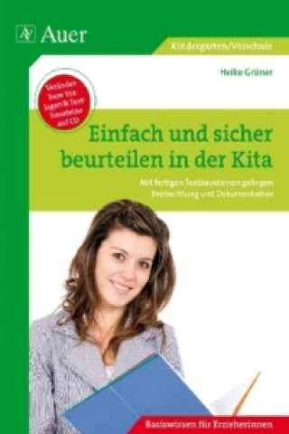 Livre Einfach und sicher beurteilen in der Kita, m. 1 CD-ROM Heike Grüner