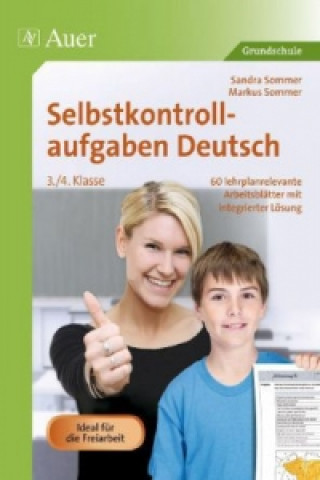 Kniha Selbstkontrollaufgaben Deutsch  3.-4. Klasse Sandra Sommer